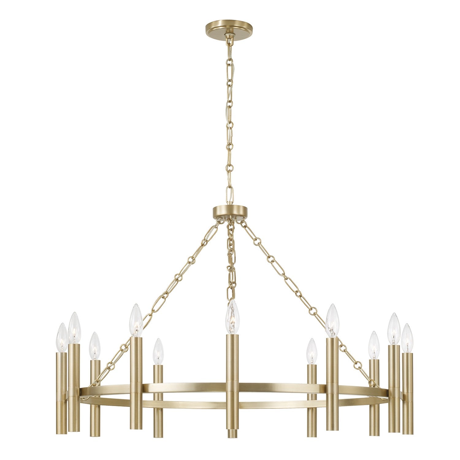 Capital Lighting - 462001MA - 12 Light Chandelier - Winton - Matte Brass
