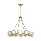 Éclairage Capital - 462101GF - 12 lampes Suspendu - Flora - Or poli