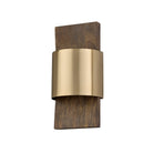 Éclairage Capital - 660111NM - LED Murale - Sidney - Bois nordique et laiton mat