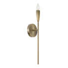 Éclairage Capital - 660411ANB - Une lampe Murale - Palmer - Laiton vieilli