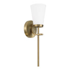 Éclairage Capital - 661011AD-660 - Une lampe Murale - Drake - Laiton vieilli