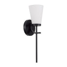 Éclairage Capital - 661011MB-660 - Une lampe Murale - Drake - Noir mat