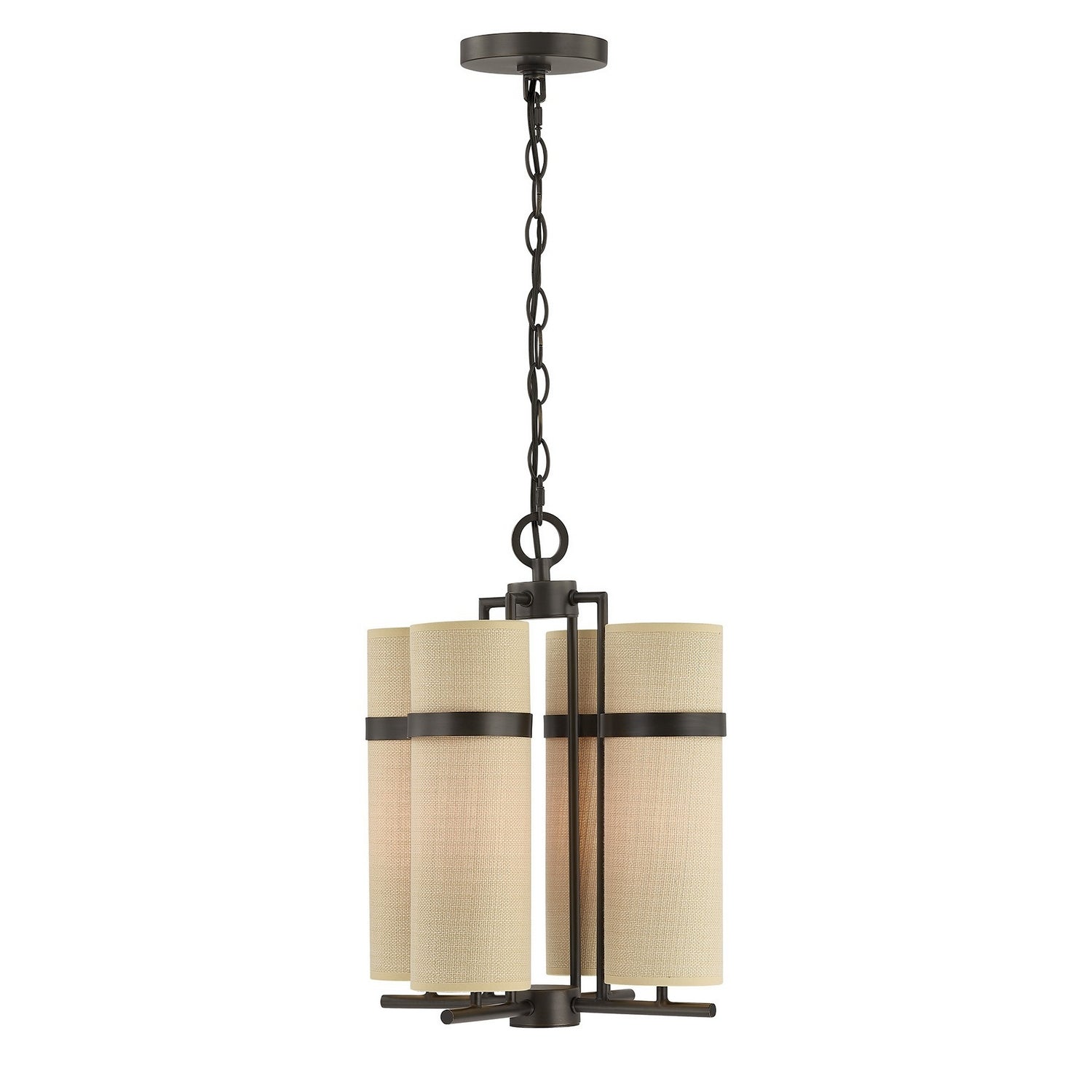 Savoy House - 1-4561-4-15 - Quatre Lumières Suspendu - Weston - Bronze méditerranéen