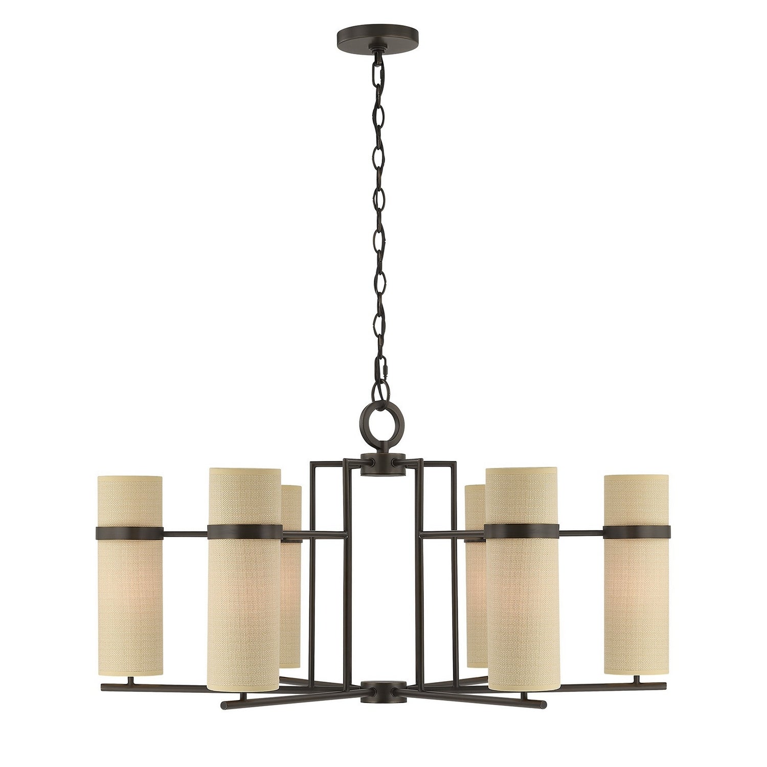 Savoy House - 1-4562-6-15 - Six Lumières Suspendu - Weston - Bronze méditerranéen