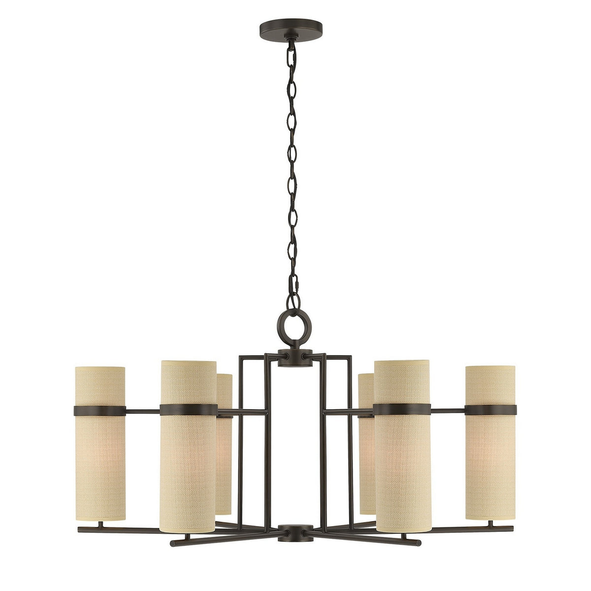 Savoy House - 1-4562-6-15 - Six Lumières Suspendu - Weston - Bronze méditerranéen