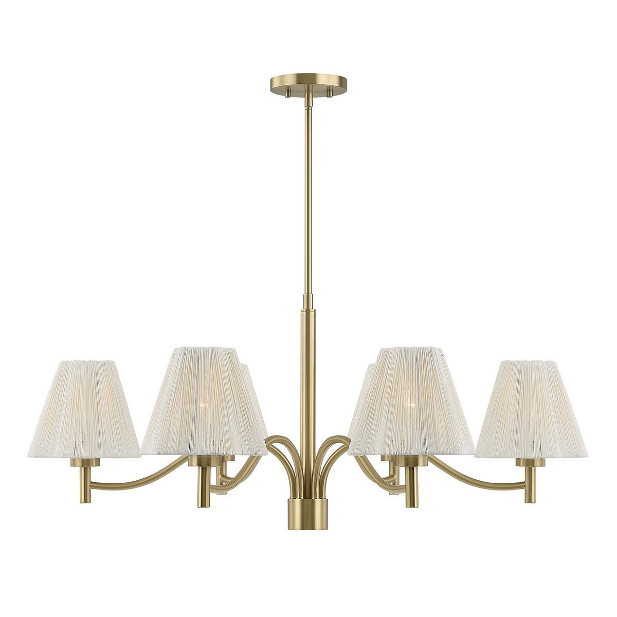 Savoy House - 1-6084-6-127 - Six Lumières Suspendu - Rosa - Noble Brass