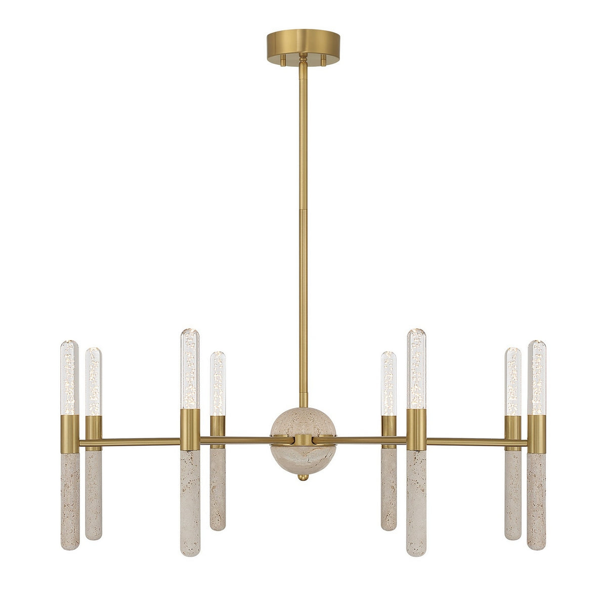 Savoy House - 1-9716-8-322 - LED Chandelier - Linden - Warm Brass