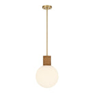 Savoy House - 7-4082-1-322 - Une lumière Suspension - Jarrell - Cuivres chaleureux