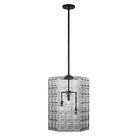 Savoy House - 7-6209-3-89 - Trois Lumières Suspension - Reddick - Noir mat