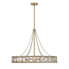 Savoy House - 7-9380-6-338 - Six Lumières Suspension - Eau de Cologne - Or opulent
