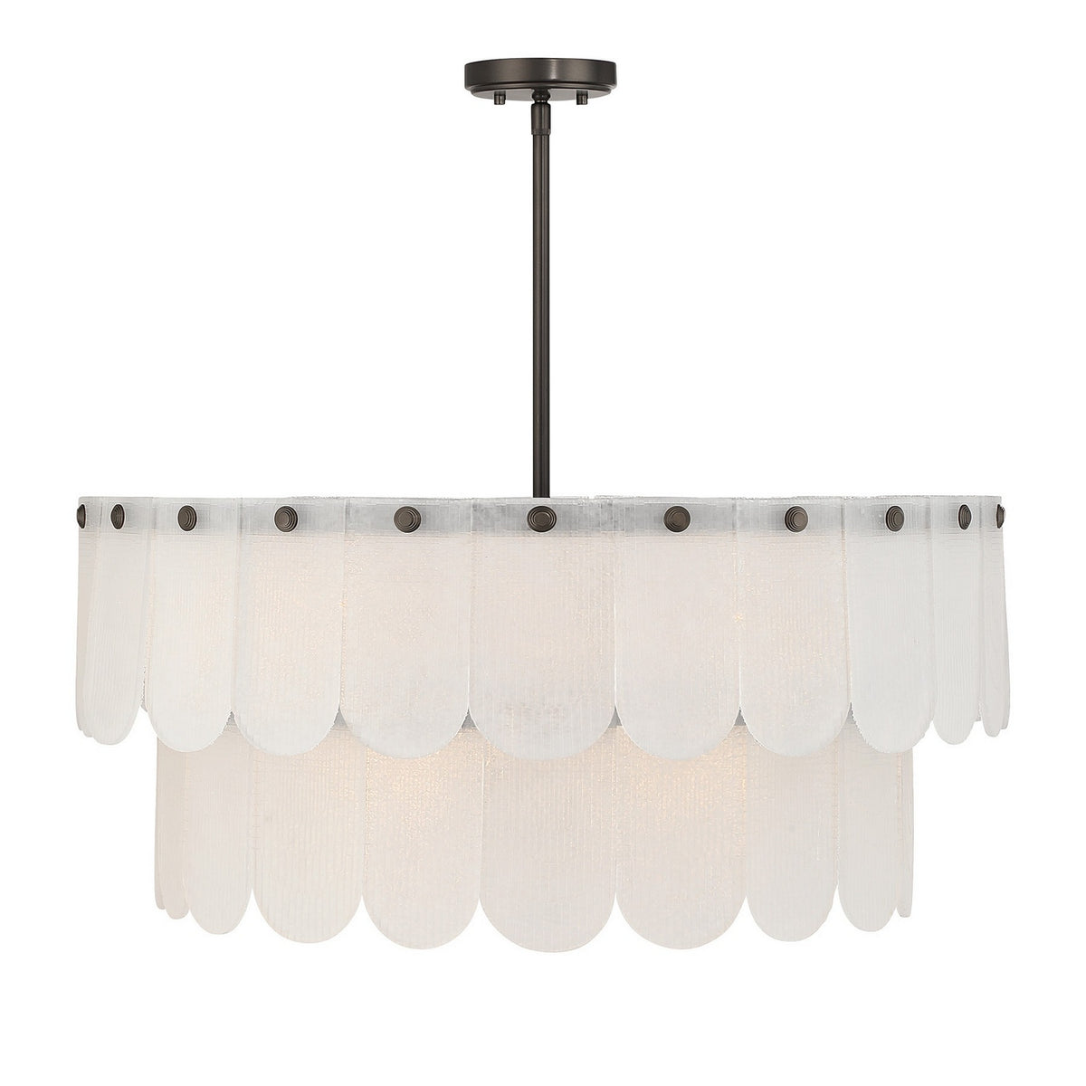 Savoy House - 7-9800-10-15 - Dix Lumières Suspension - Ashton - Bronze méditerranéen