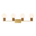 Savoy House - 8-4081-4-322 - Meuble-lavabo à quatre lumières - Jarrell - Laiton chaud