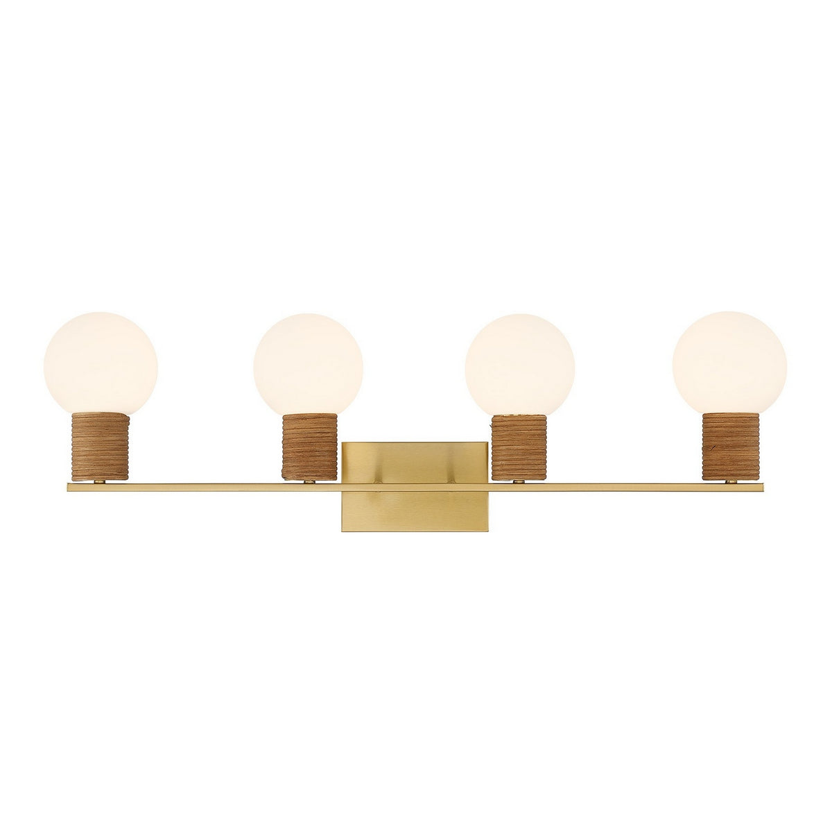 Savoy House - 8-4081-4-322 - Four Light Bathroom Vanity - Jarrell - Warm Brass