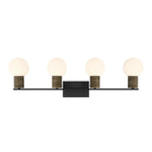 Savoy House - 8-4081-4-BK - Meuble-lavabo à quatre lumières - Jarrell - Noir mat