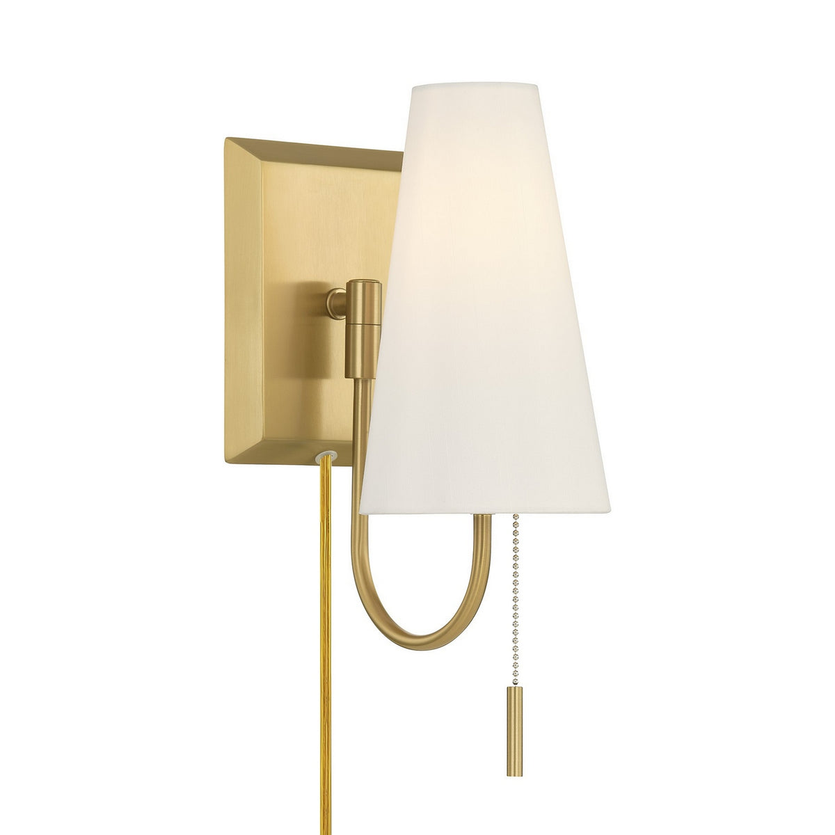 Savoy House - 9-4704CP-1-322 - Une lumière Murale - Wilkes - Laiton chaud