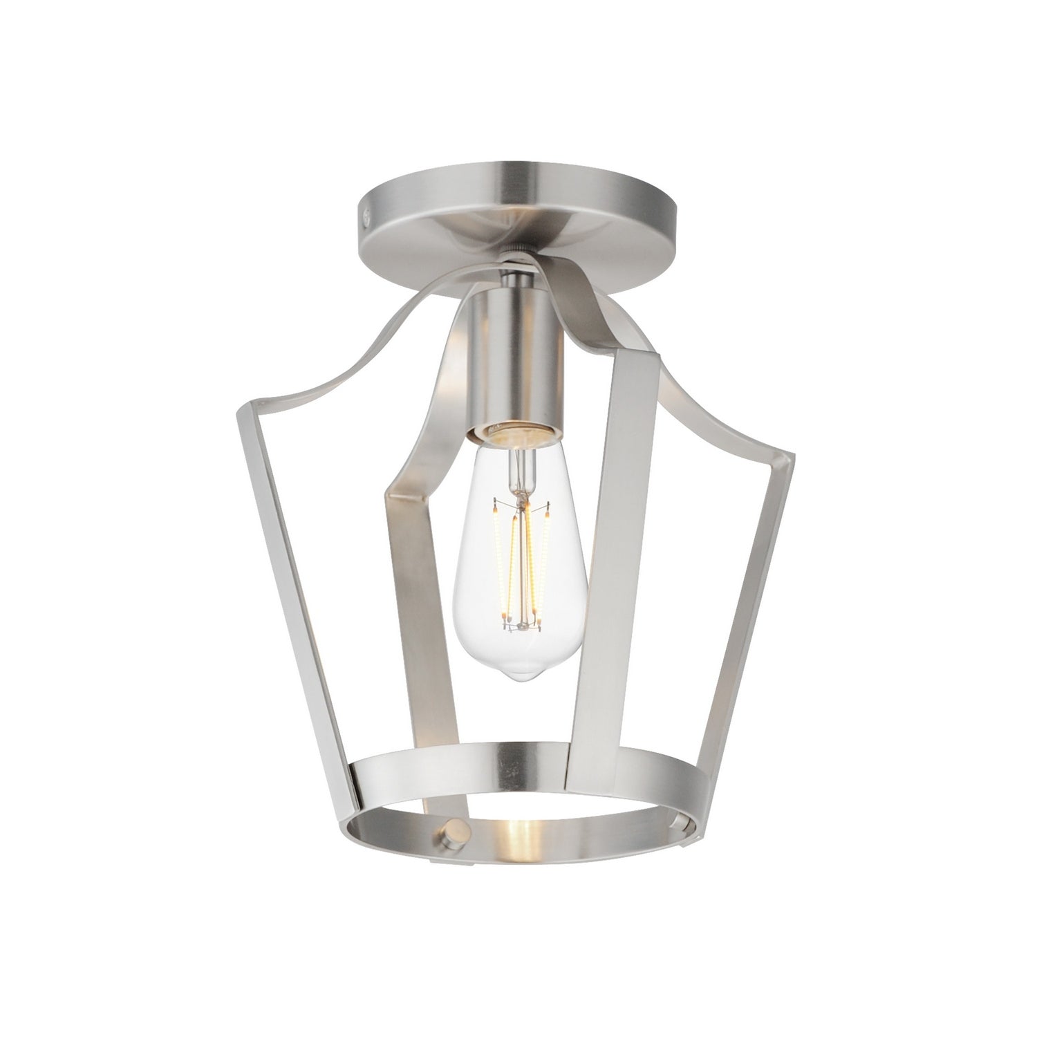 Éclairage Maxim 10421SN Arden Suspension / Semi-encastré en nickel satiné