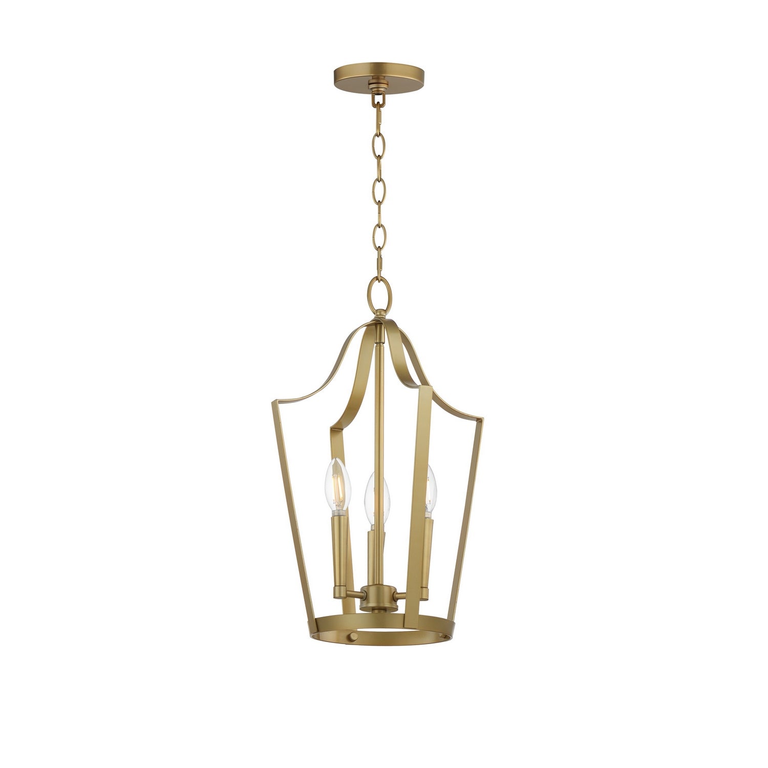 Éclairage Maxim 10423NAB Arden Suspension en naturel Laiton vieilli