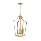 Éclairage Maxim 10424NAB Arden Suspension en naturel Laiton vieilli