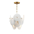 Maxim Lighting 12821WTNAB Isla Pendant in Natural Aged Brass
