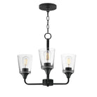 Éclairage Maxim 12873CLBK Hudson Suspendu en noir