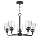 Éclairage Maxim 12875CLBK Hudson Suspendu en noir