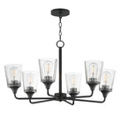 Éclairage Maxim 12876CLBK Hudson Suspendu en noir