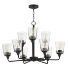 Éclairage Maxim 12879CLBK Hudson Suspendu en noir