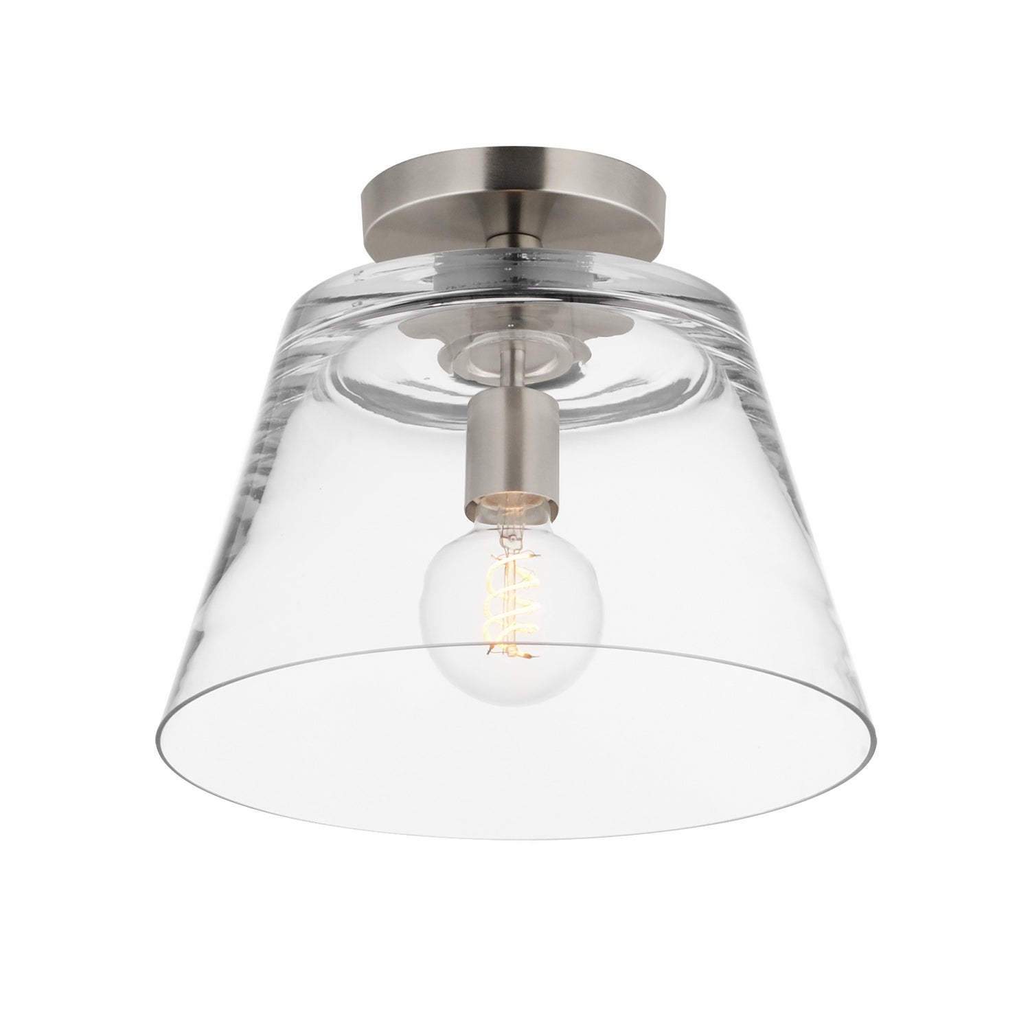 Éclairage Maxim 12880CLSN Hudson Suspension en nickel satiné