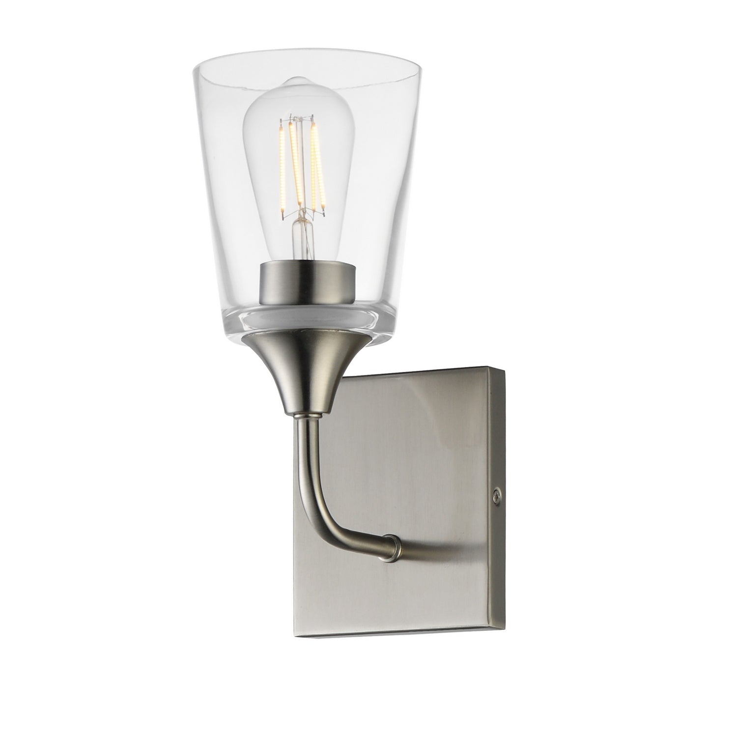 Maxim Lighting 12881CLSN Hudson Wall Sconce in Satin Nickel