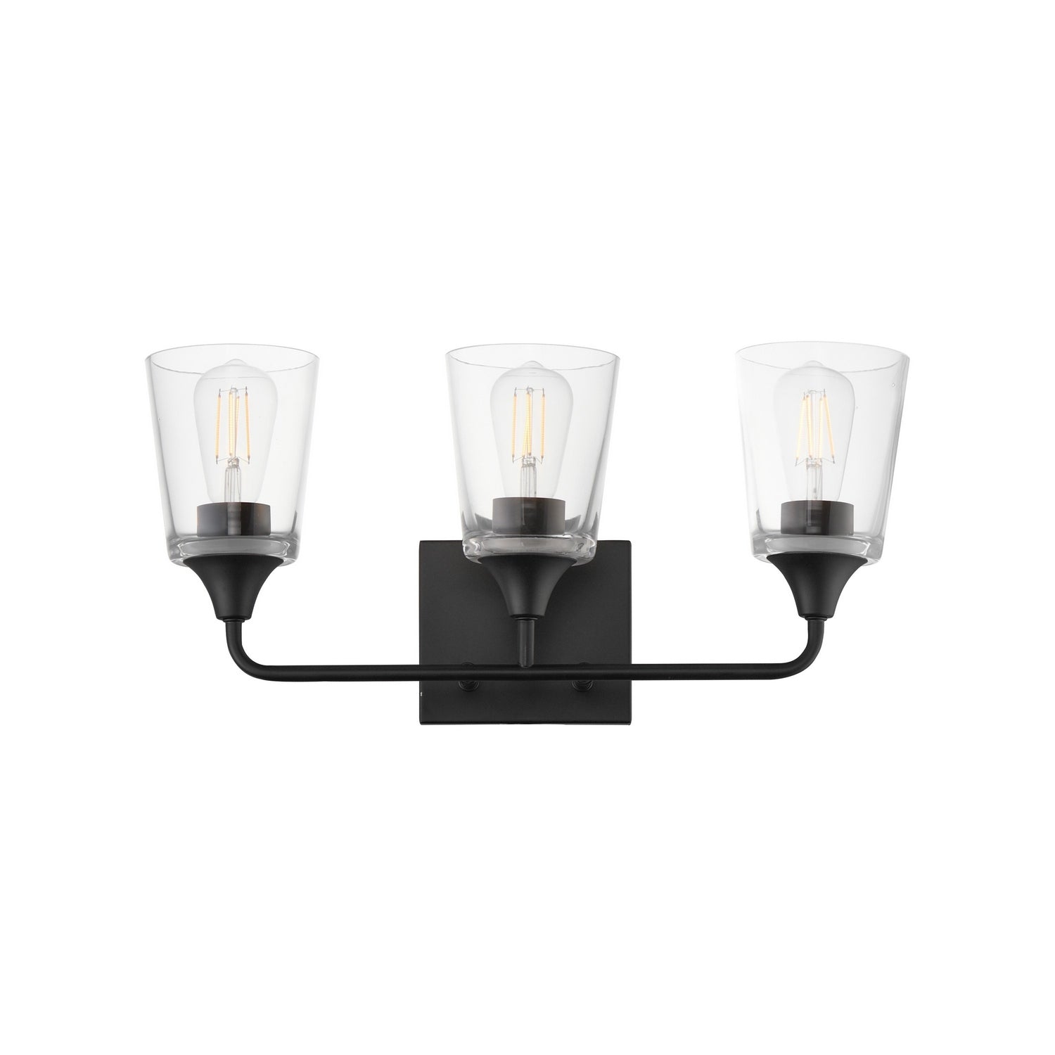 Maxim Lighting 12883CLBK Hudson Bath Vanity in Black