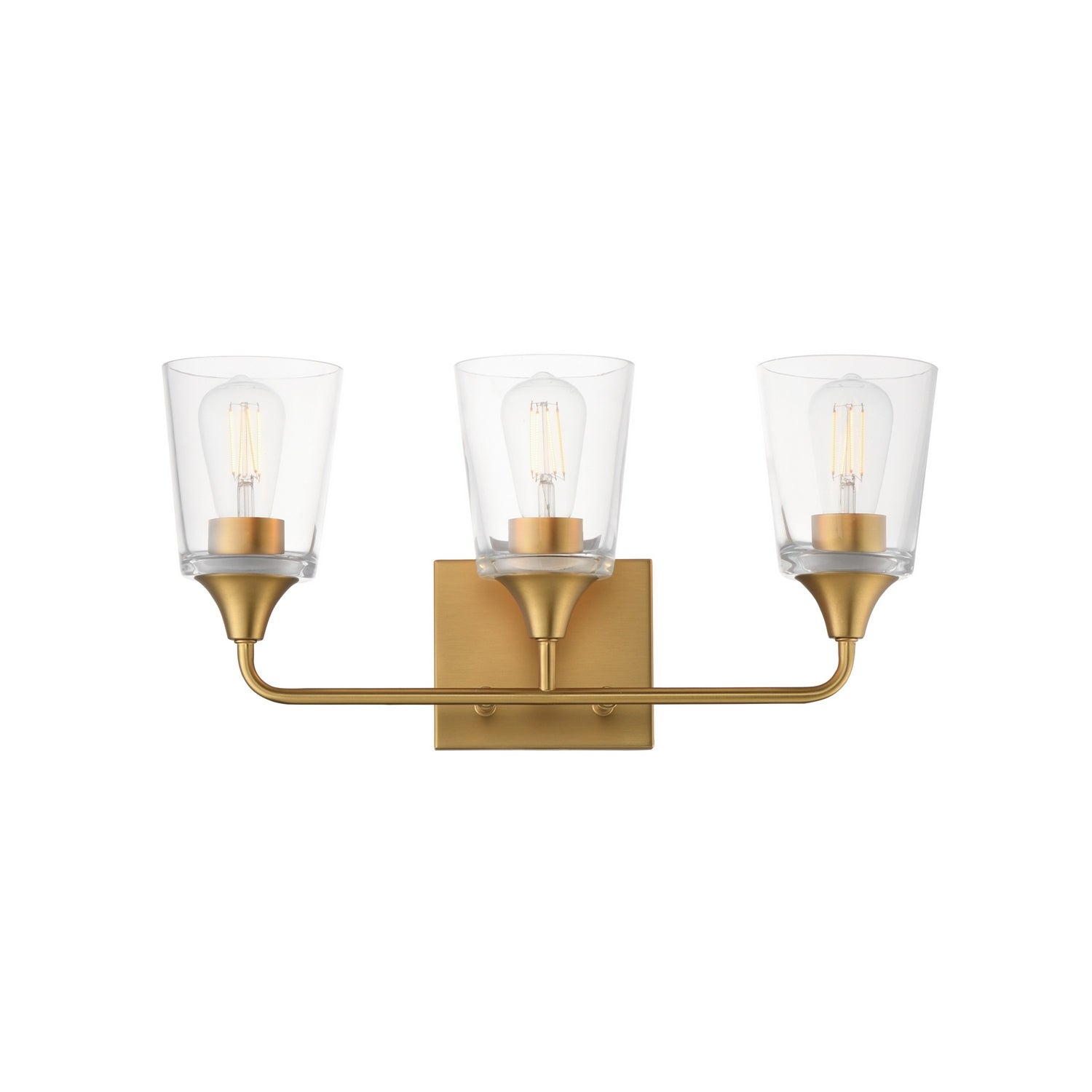 Maxim Lighting 12883CLNAB Hudson Bath Vanity in Natural Aged Brass