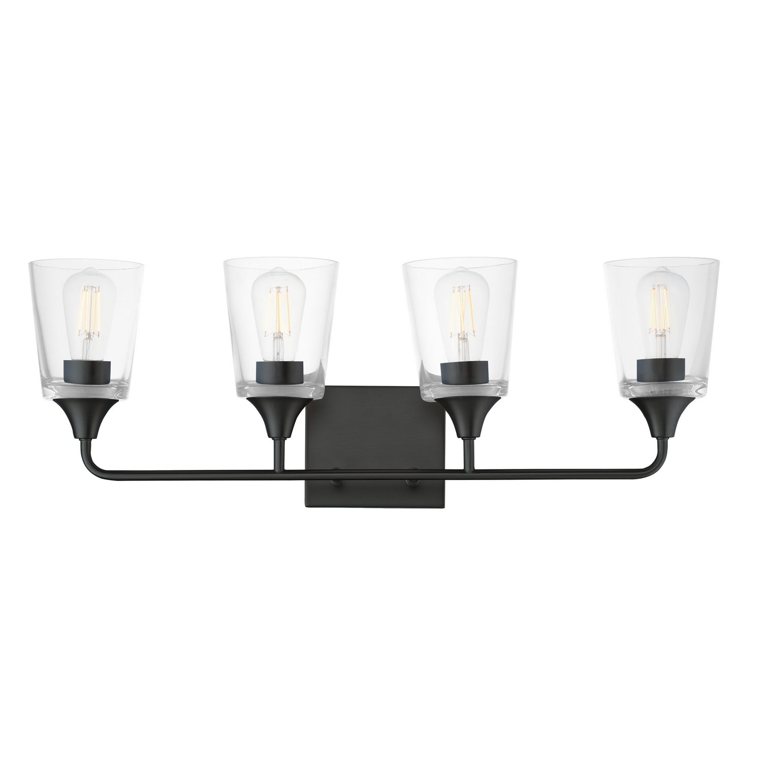 Maxim Lighting 12884CLBK Hudson Bath Vanity in Black