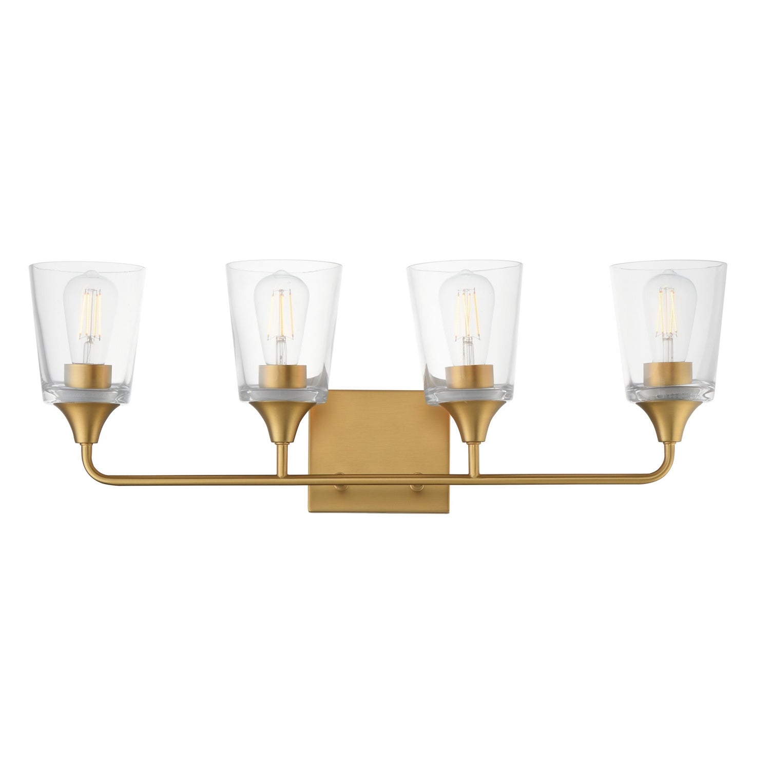 Maxim Lighting 12884CLNAB Hudson Bath Vanity in Natural Aged Brass