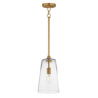Maxim Lighting 12886CLNAB Hudson Pendant in Natural Aged Brass