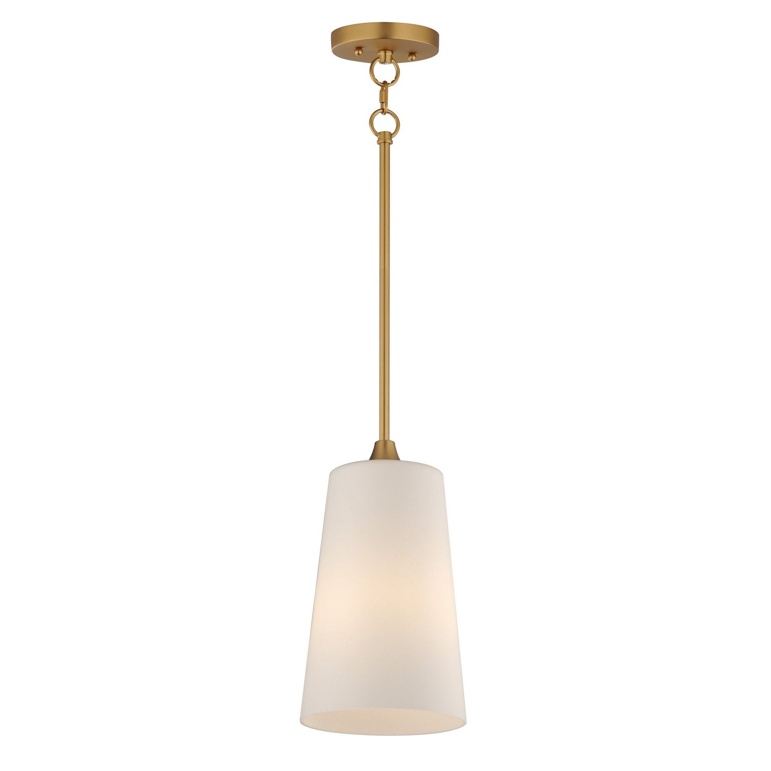 Éclairage Maxim 12886SWNAB Hudson Suspension en naturel Laiton vieilli