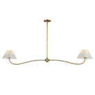 Maxim Lighting 18102WTNAB Saxon Pendant in Natural Aged Brass