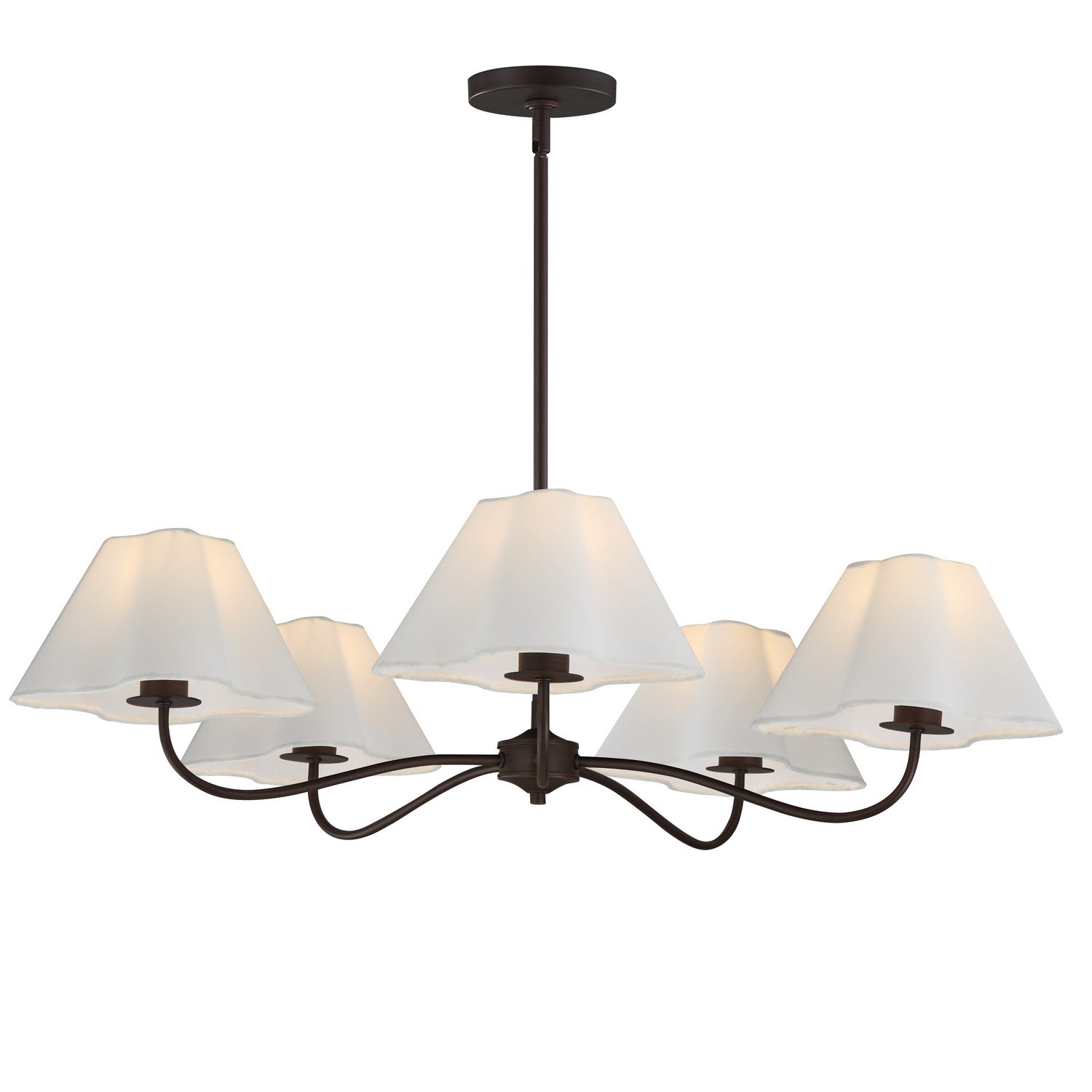 Maxim Lighting 18105WTOI Saxon Chandelier in Oil Rubbed Bronze
