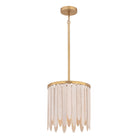 Maxim Lighting 22511WWTNAB Marimba Suspension en blanc vieilli