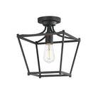 Maxim Lighting 25311BK Clifton Pendant / Semi Flush in Black