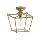 Maxim Lighting 25311NAB Clifton Pendant / Semi Flush in Natural Aged Brass