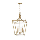 Éclairage Maxim 25314NAB Clifton Suspension en naturel Laiton vieilli