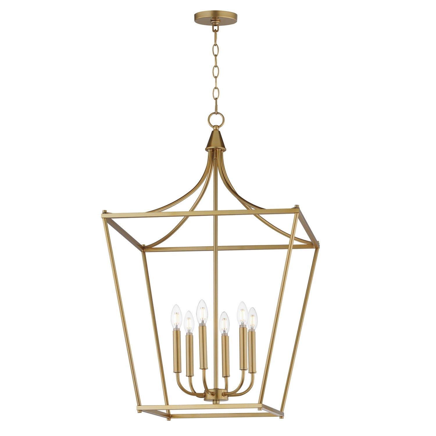 Maxim Lighting 25316NAB Clifton Pendant in Natural Aged Brass
