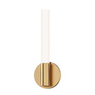 Maxim Lighting 52510WTNAB Tubi Wall Sconce in Natural Aged Brass