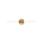 Maxim Lighting 52512WTNAB Tubi Bath Bar in Natural Aged Brass