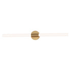 Maxim Lighting 52514WTNAB Tubi Bath Bar in Natural Aged Brass
