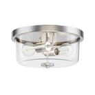 Éclairage Maxim 5691CLSN Fuller Plafonnier en nickel satiné