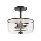 Éclairage Maxim 5692CLBK Fuller Semi-encastré/Suspension Décapotable noire