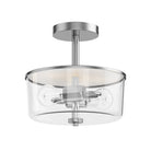 Éclairage Maxim 5692CLSN Fuller Semi-encastré/Suspension Convertible en nickel satiné