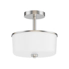 Éclairage Maxim 5692WTSN Fuller Semi-encastré/Suspension Convertible en nickel satiné