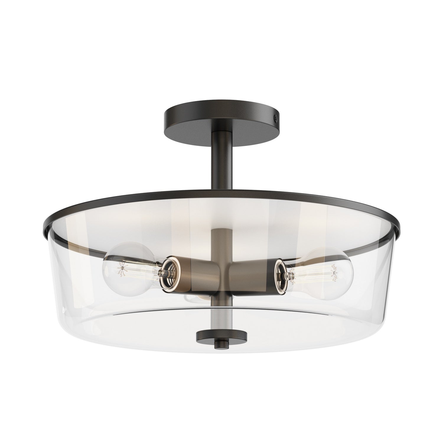 Éclairage Maxim 5695CLBK Fuller Semi-encastré/Suspension Décapotable noire